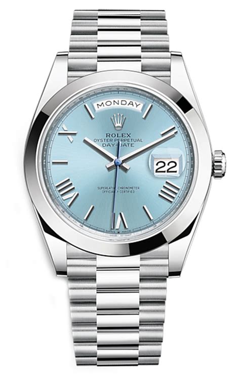 rolex platinum president day date 40 228206 br|rolex platinum day date 40.